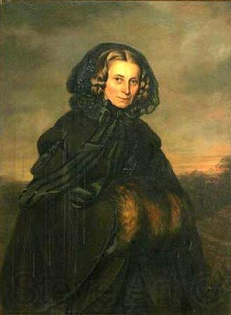 C. Grunewald Portrait of Bertha Wehnert-Beckmann German photographer Spain oil painting art